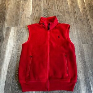 Ralph Lauren Polo Red Fleece Vest